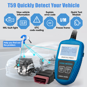 T59 New Arrival Tool Key <strong>Programming</strong> Outil De Diagnostic Scanner Obd2 Code Reader Common to All Cars - Product Image 2