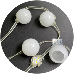 DC12V 3cm milchige Abdeckung LED-Modul Lichtquelle Punkt LED Pixel Licht mit Kugel schale für Dekorations werbung - Product Image 5