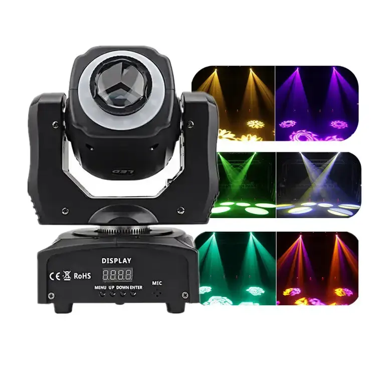 10W 30W 60W Led Rgb Lichtstrip 3 Prisma Led Mini Moving Head Spot Licht Voor Disco Podium