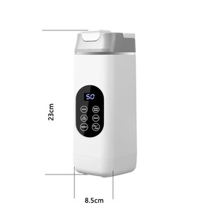 เครื่องปั่นไฟฟ้าและเครื่องปั่นน้ำผลไม้หลายโหมดแบบพกพาชาร์จผ่าน USB พร้อมจอแสดงผลแบบดิจิตอลเครื่องปั่นน้ำผลไม้ - Product Image 5