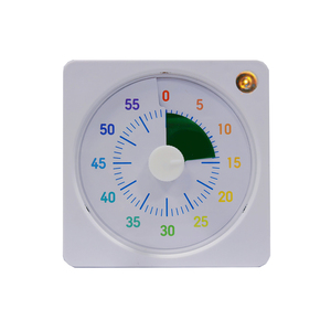 60 minuti di produttività conto alla rovescia Timer da scrivania visivo Pomodoro studio Timer per bambini magnetico da cucina con la luce - Product Image 1