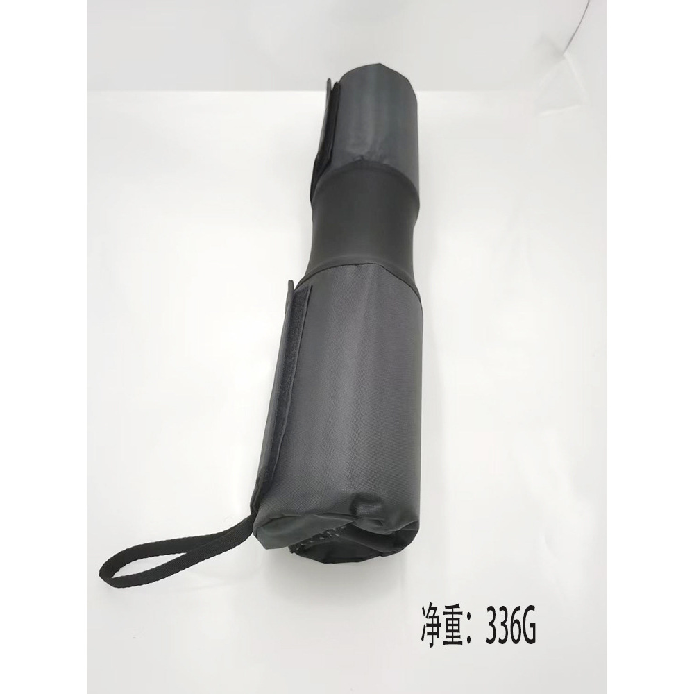 Black fabric cover