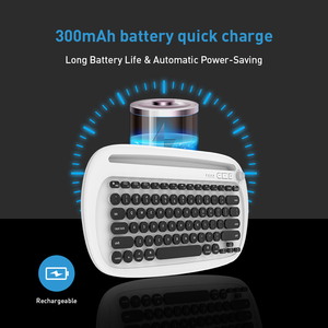 Personalized Modeling Wireless <strong>Keyboard</strong> <strong>Bluetooth</strong>+2.4G Office <strong>Keyboard</strong> With groove to Adapt to Mobile Phone - Product Image 2