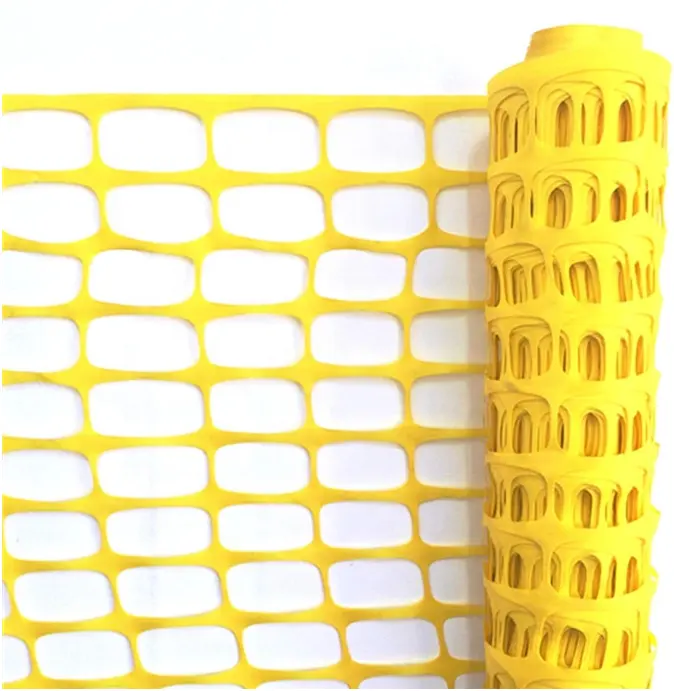 Оранжевый пластиковый предупреждающий барьер забор желтая Строительная страховая сетка