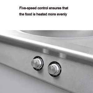 20kW 30 ~ 70L thép không gỉ điện công suất lớn tự động xào nấu ăn Chảo máy thương mại Nhà hàng cơm chiên - Product Image 2