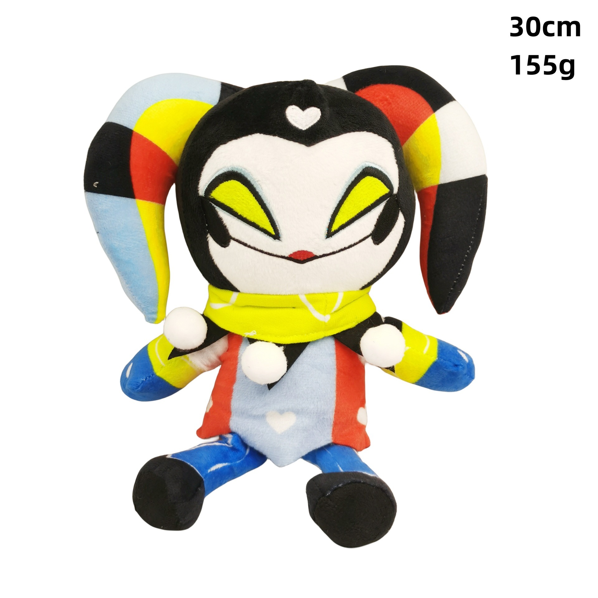 Figura di clown con doppio corno