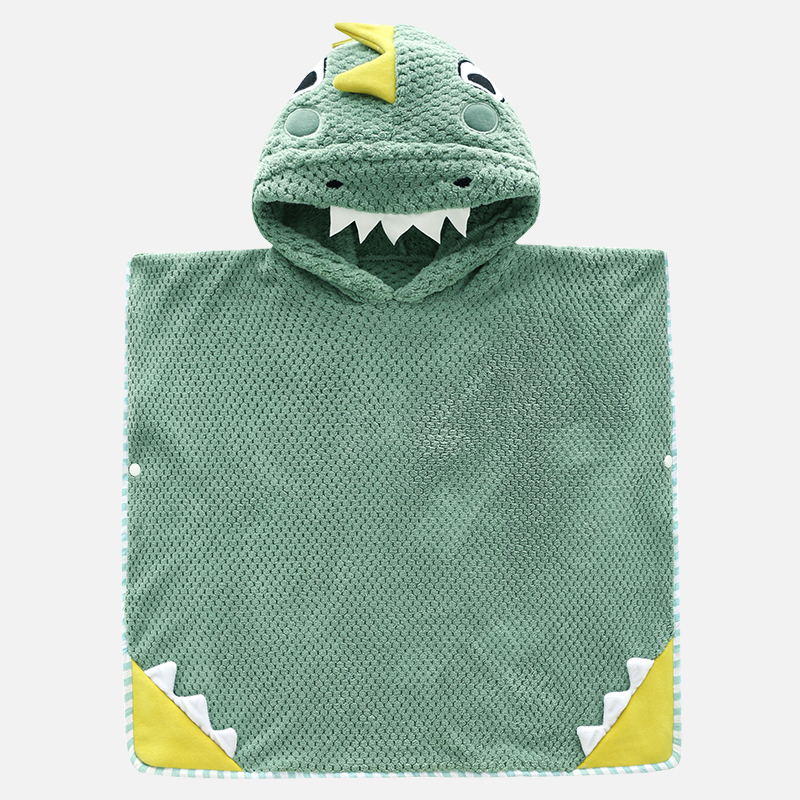 Cape peignoir vert