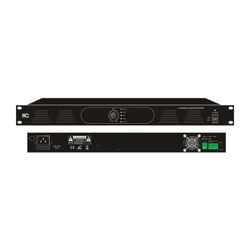 1 channel high-efficiency Class D amplifier for clubs stadiums shopping malls broadcasting systems