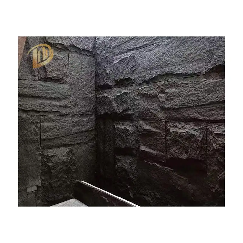 Pu piedra Cultura Piedra artificial Paneles de pared interiores y exteriores seta PU/1220*600mm Poliuretano Piedra artificial