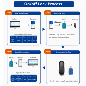 Software di gestione del controllo di accesso intelligente per cavo Box rete IP acciaio porta serratura dell'armadio con caratteristiche Passive - Product Image 6