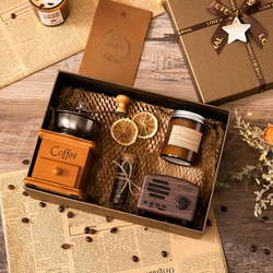 Set cafetera + caja regalo marrón + modelo f