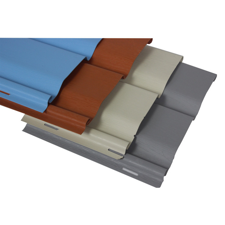 1.0mm Thickness Pantone Colour Customize Plastic Material Outside Use Exterior Wall Panel