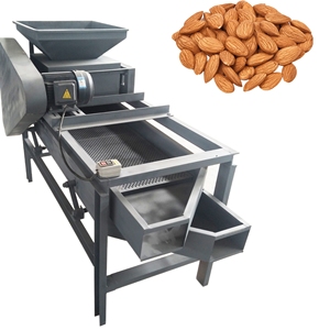 高品质杏仁壳研磨机，带电机杏仁裂解脱壳核壳分离器 - Product Image 5