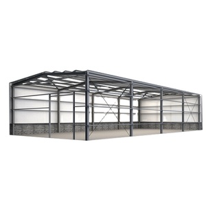 Sığır çelik yapı inek döken için düşük maliyetli ve hızlı kurulum kolay çerçeve bina prefabrik ev - Product Image 1
