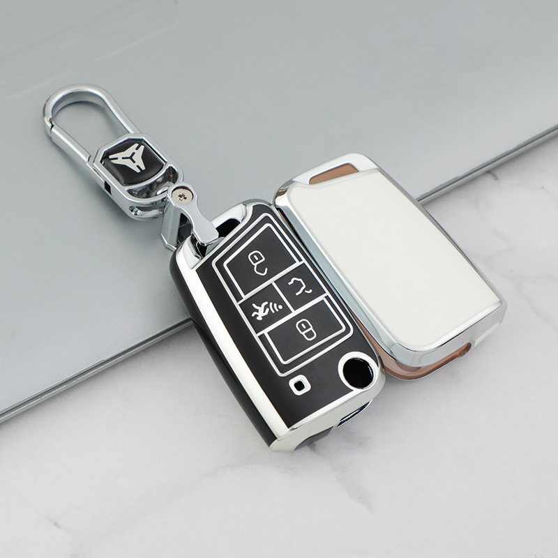 4 Button Black + Key Ring