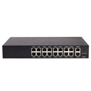 Puerto PoE FE de 16*10/100Mbps y conmutador PoE de red de enlace ascendente de 2 Gigabit de marca con función VLAN disponible en stock - Product Image 3
