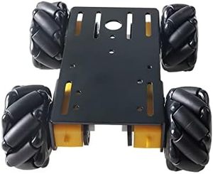 DC TT Motor DIY Toy AI STEAM 4WD Metal <strong>Smart</strong> Robot Chassis Kit 60mm Mecanum Wheel Car Chassis MC100 for Education/<strong>Raspberry</strong> <strong>Pi</strong> - Product Image 2