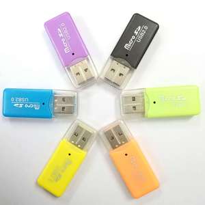 Lettore di schede USB2.0 ad alta velocità all'ingrosso dal negozio di fabbrica Micro/TF scheda di memoria del telefono cellulare e lettore ghiacciato - Product Image 4