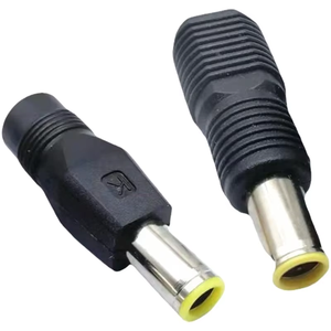 DC dönüşüm kafa Jack çift erkek erkek 5.5*2.1MM / 5.5X2.1mm dişi Panel montaj adaptörü konnektör fişi - Product Image 1