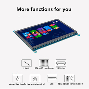 Hot New <strong>Mini</strong> Usb 5 Inch <strong>Raspberry</strong> <strong>Pi</strong> Lcd Touch Screen Computer Expansion Monitor - Product Image 4