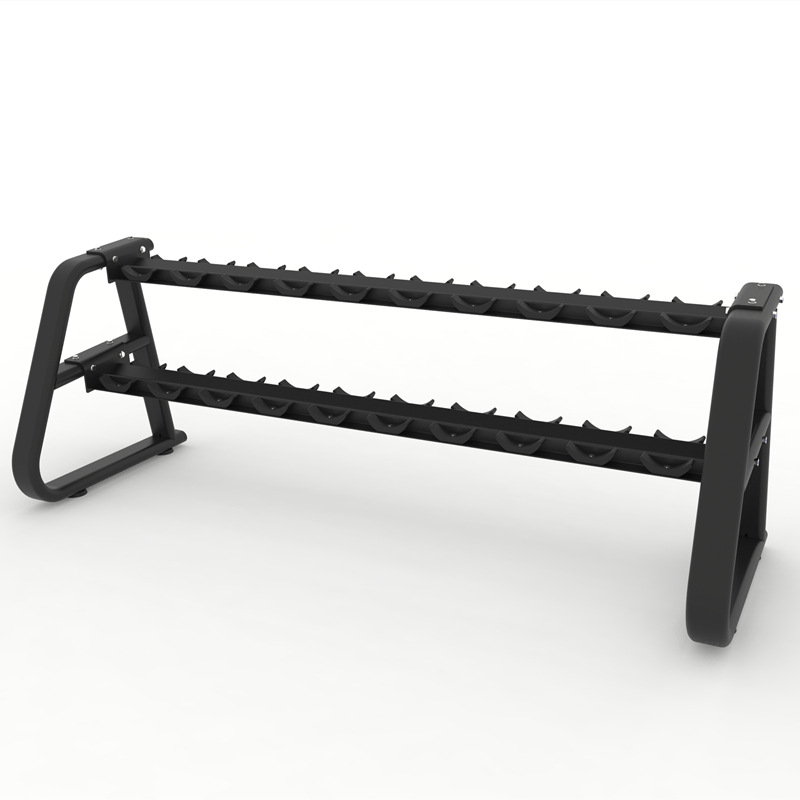 XH-030 -- High Configuration Double-Tier Dumbbell Rack (10 Pairs)