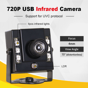 3306 AI Vision Mini Camera 1080P USB Infrared Night Vision with Distortionless 4mm 75degrees OV2710 CMOS <strong>Sensor</strong> UVC Box Camera - Product Image 2