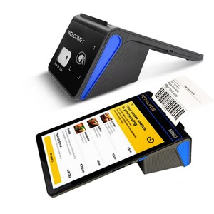 NB80 Retail Mini Smart Tablet All in One Nfc <strong>Qr</strong> <strong>Code</strong> <strong>Scanner</strong> 80mm Printer Dual Touch Screen Cash Register <strong>Android</strong> <strong>Pos</strong> Terminals - Product Image 1