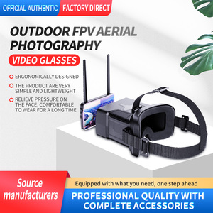 Transporter FPV Goggles 4,3 pulgadas 5,8 Ghz 40CH Focal ajustable desmontable FPV Monitor batería incorporada DVR para RC UAV - Product Image 2