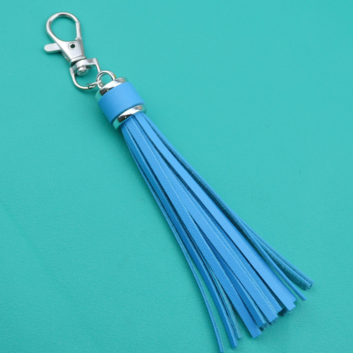 6-Bleu lac-fermoir argent