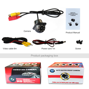 8 LED Lamp Rear View Waterproof Screw <strong>Installation</strong> Embedded <strong>Reversing</strong> <strong>Camera</strong> Universal - Product Image 5