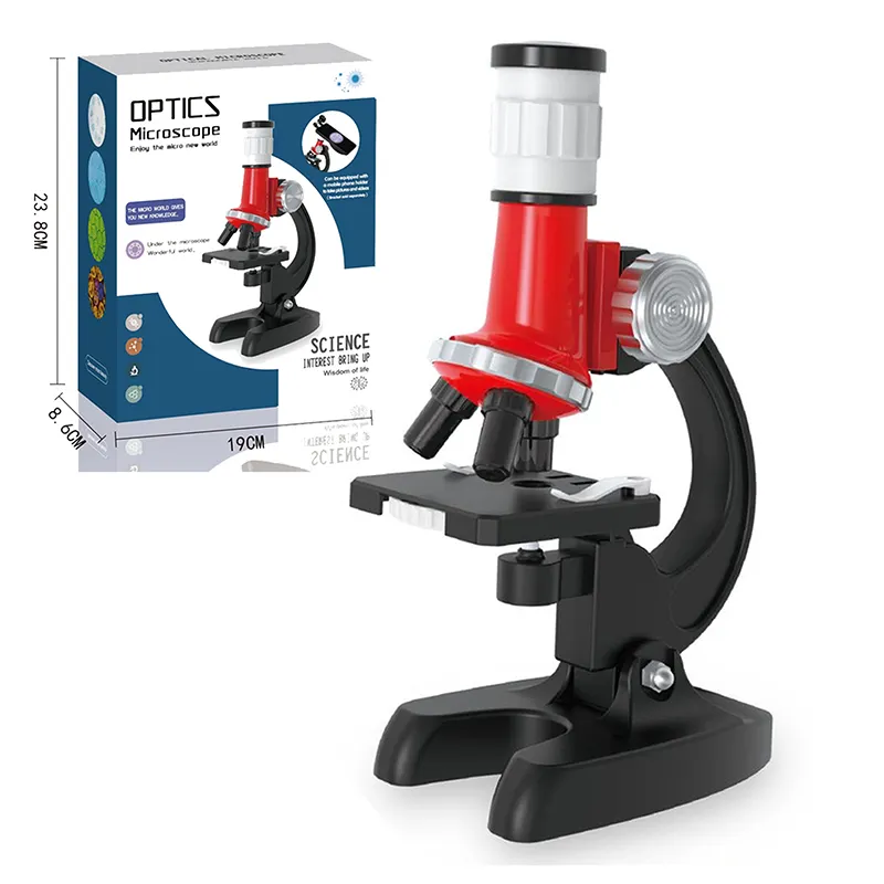 Mini Microscope personnalisé de jouets éducatifs de sciences biologiques d'équipement d'essai de laboratoire d'école primaire pour des enfants