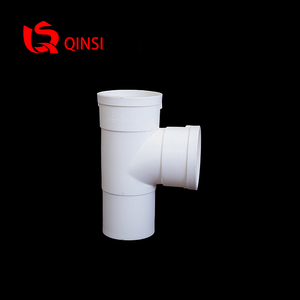 High Strength <strong>PVC</strong> 1mm Thick Plastic Pipe 3-<strong>Way</strong> Lateral Tee Connector Joint Light Weight Ageing Resistance Smooth Surface ISO