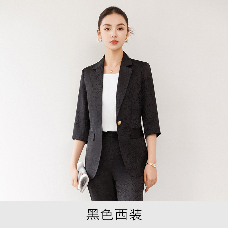 black suit