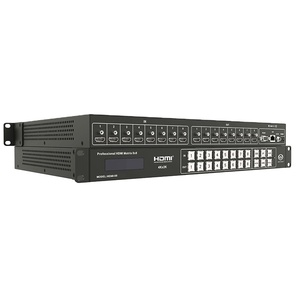 高品質 8 入力 8 出力 HD マトリックスサポート 3D & EDID IR 付き -RS232 マトリックススイッチャーボックス - Product Image 1
