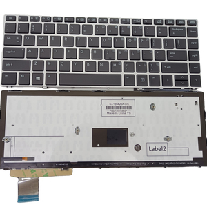 New Computer Repair <strong>Replacement</strong> Laptop <strong>Keyboard</strong> 9470M US Layout Notebook <strong>Keyboard</strong> with Backlit with Trackpointer Silver Frame - Product Image 1