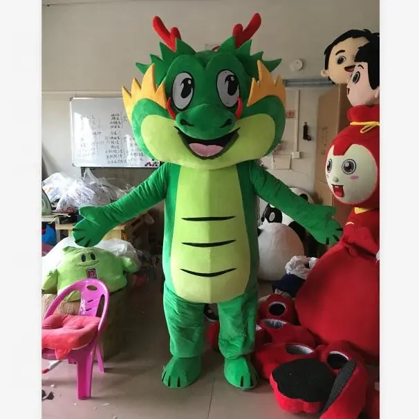 Disfraz de dinosaurio dragón para adulto, disfraz de personaje de dibujos animados, mascota, gran oferta