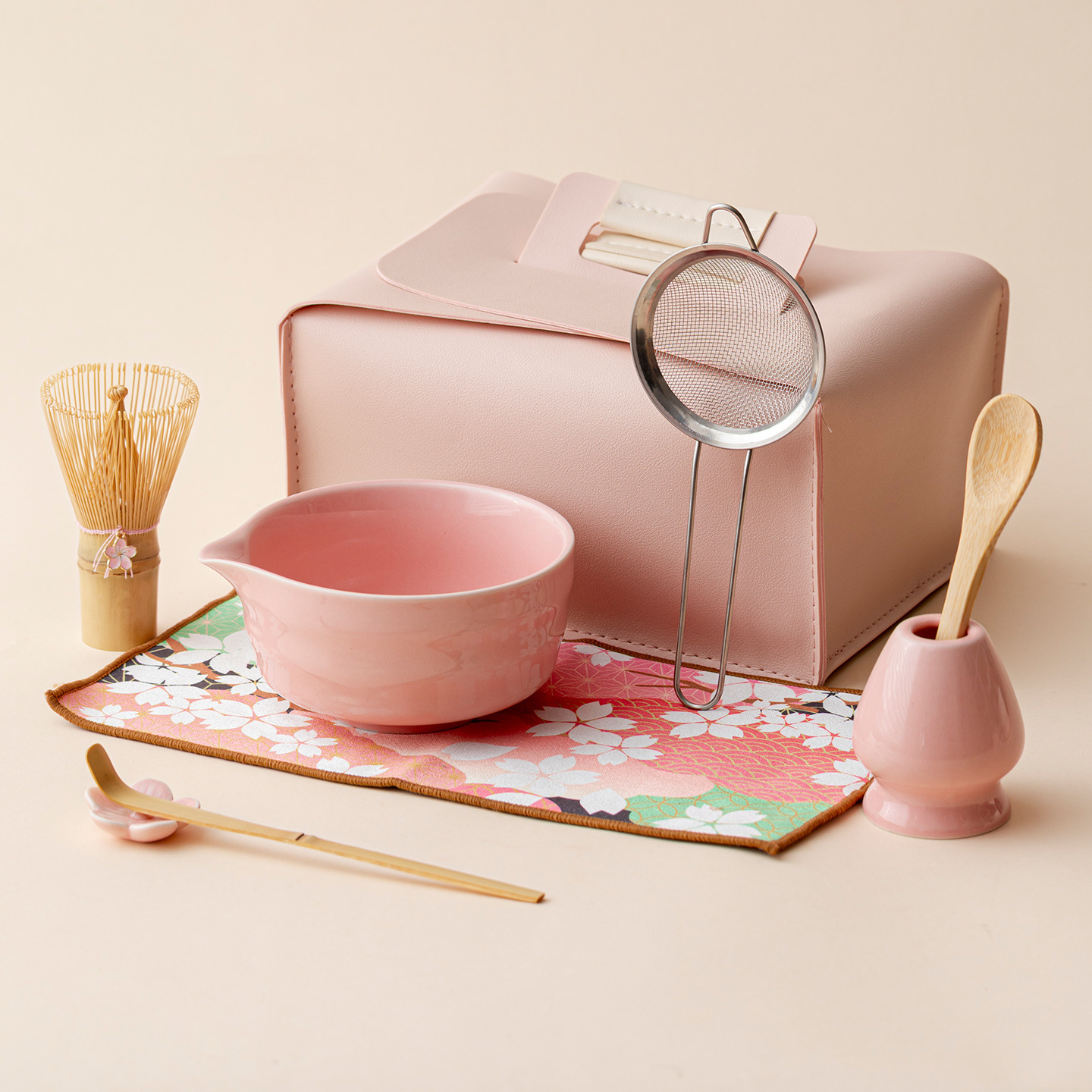 8 pcs set - -- set 4 Pink