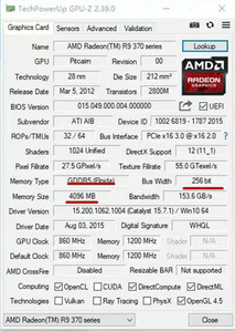 2022 yeni ucuz Radeon R9 370 4GB ddr5 256bit masaüstü bilgisayar oyun grafik kartı GPU sunucu video kartı stok toptan - Product Image 5