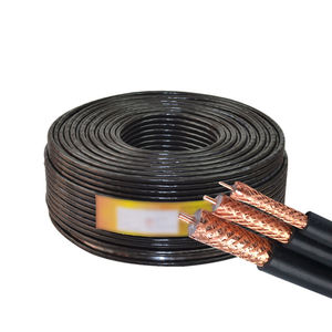 كابل محوري RG6 عالي الجودة ، m سائب مكسوة بالنحاس الصلب CCS 75 أوم 18AWG ، نظام أمان تلفزيون رقمي بالأقمار الصناعية ctv - Product Image 3