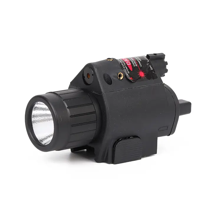 Chinese Manufacture Custom Red Laser Sight and Led Flashlight With 20mm Mount Flash Light Combo for Outside Hunting