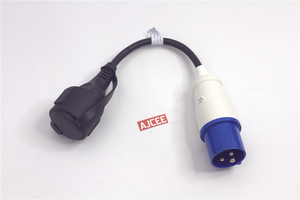 AJCEE 3pin 220V 16A ip44 CE付き産業用多出力プラグソケット - Product Image 6
