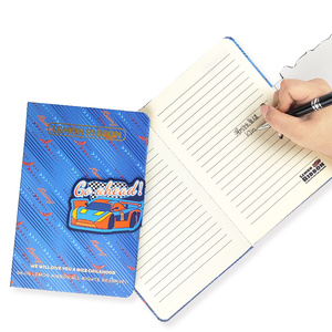Bloc de notas de diario A5 de tablero Duro Personalizado de MOQ bajo cuaderno de cubierta de PU de esquina redonda con correa de bloqueo magnético abierta - Product Image 1