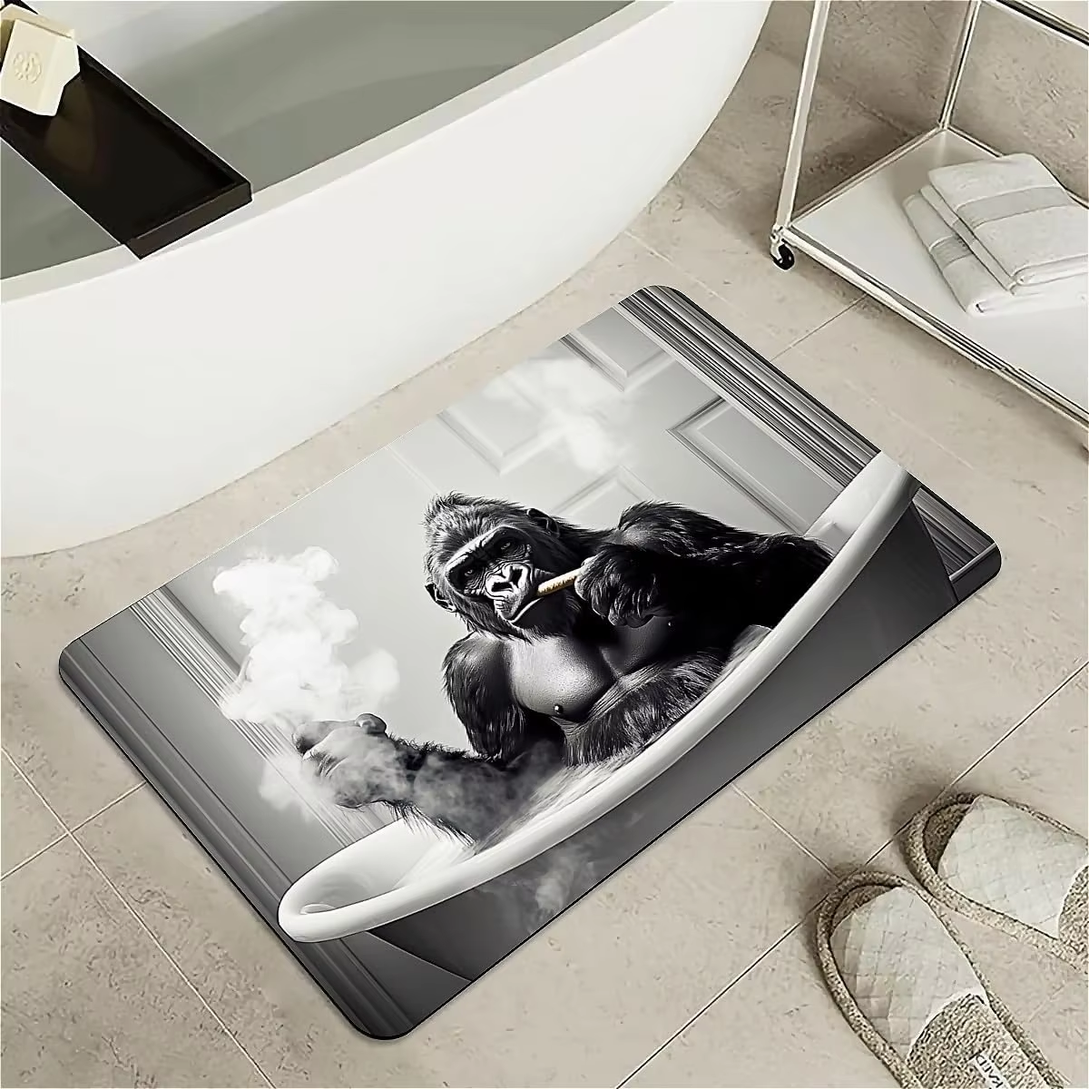 Ape in a bathtub