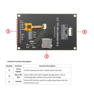 Modulo Display LCD 240x320 Pixel capacitivo STM32 e Arduin Driver da 3.2 pollici a Transistor a Film sottile SPI ESP32 IPS