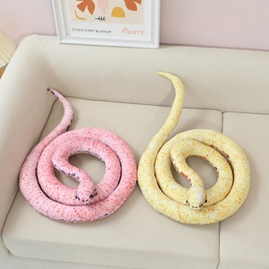 Umwelt freundliche benutzer definierte Simulation Python gelbe Schlange Kuscheltiere - Product Image 3