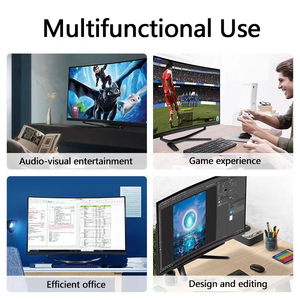 Computadora de escritorio Monoblock Gamer de alta velocidad 27 Curved i9 i7 i5 I3 con CPU RAM SSD DIY All In One PC Computer - Product Image 6