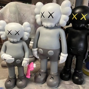 Ev dekorasyon şekil oyuncak koleksiyonu için vinil Kaws heykeli yaşam boyutu oyuncak şekil 4FT KAW modeli - Product Image 2