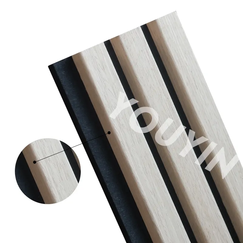 3-seitiges Furnier Akupanel Akustische Holz latten wand paneele Decken-und Wand paneele Schall dichte Wand paneele