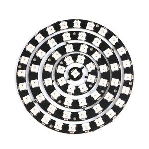 WS2812 Modul 8 Bit/12 Bit/16 Bit/ 24 64 Bit RGB LED Voll farbige Fahr lichter Runde LED Ring Board Electronic DIY - Product Image 1