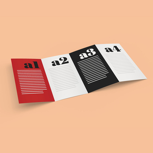 定制廉价宣传册印刷设计企业宣传册，促销传单，定制三折宣传册 - Product Image 4